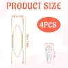 4 PCS Plate Hanger for Wall,Stainless Steel 6-8 Inch W