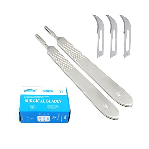 AAProTools 100 Surgi Sterile Scalpel Handle Blades # 12 (2