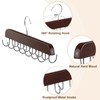 Belt Hanger for Closet, Sturdy Wood Belt Rack Closet Accessories