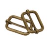 COTOWIN Hebilla rectangular deslizante de metal ajustable, paquete de 20,