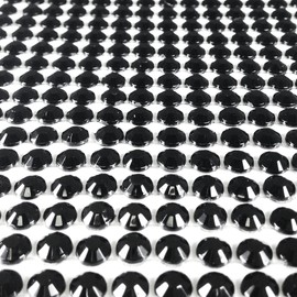 rapables 500-Piece Adhesive Rhinestone Crystal Diamond Stickers, 6mm, Black