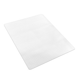 SHAREWIN Office Chair Mat for Carpet Floors, 47" x 59" Clear Desk Chair Mats for Low Pile Carpeted Protector, Sturdy PVC Computer Thin Chair Mats Anti-Slip and Easy to Clean for Home & Office