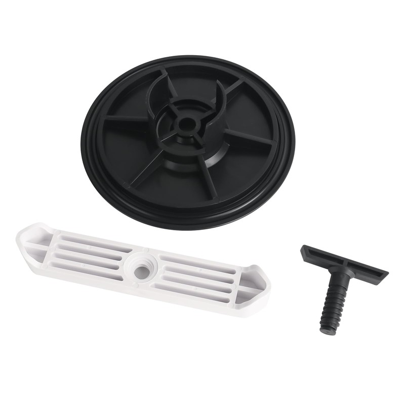 8" Waterproof Boat Deck Hatch, T-Handle, Watertight Seal, Tool-Free,Black