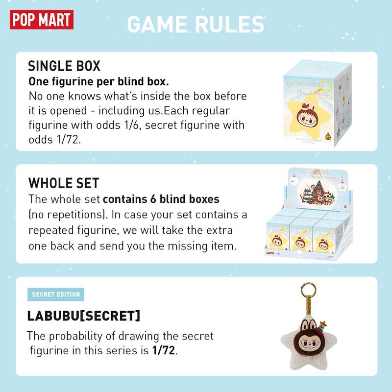 THE MONSTERS Classic Series-Sparkly Plush Pendant Blind Box, Mystery Box