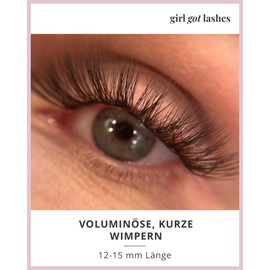 GirlGotLashes Mini Box Cat Eye Edition No. 5, Eyelash Extensions for Home Use, 1 Pair of Eyelashes, Fake Lashes with 5–7 Days Hold, Vegan, Handmade