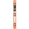 Johnson Level & Tool 7724-O Structo-Cast, 24", Orange, 1 Level