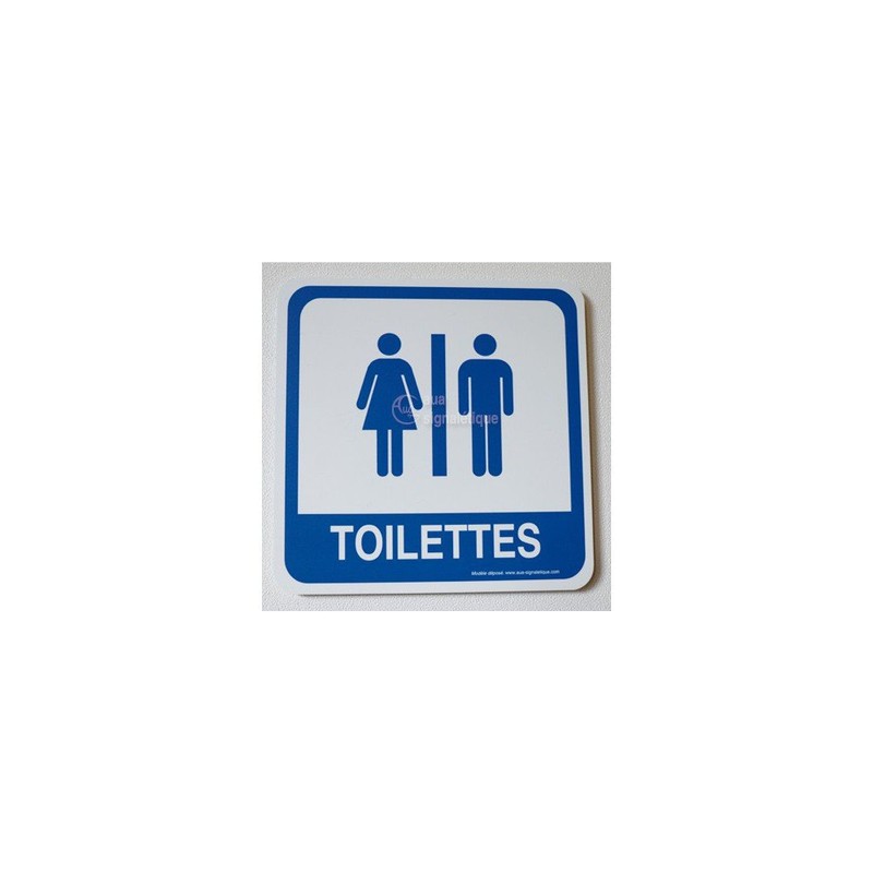 AUA SIGNALETIQUE - Plaque de porte Local Poubelle PvcSign avec