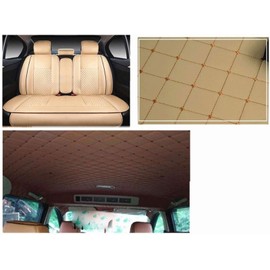 Furniture Fabric, Faux Leather, Upholstery Fabric, Sold by the Metre, Robust Premium Upholstery Fabric for Sewing and Tying (Size: 1.43 x 1 m)