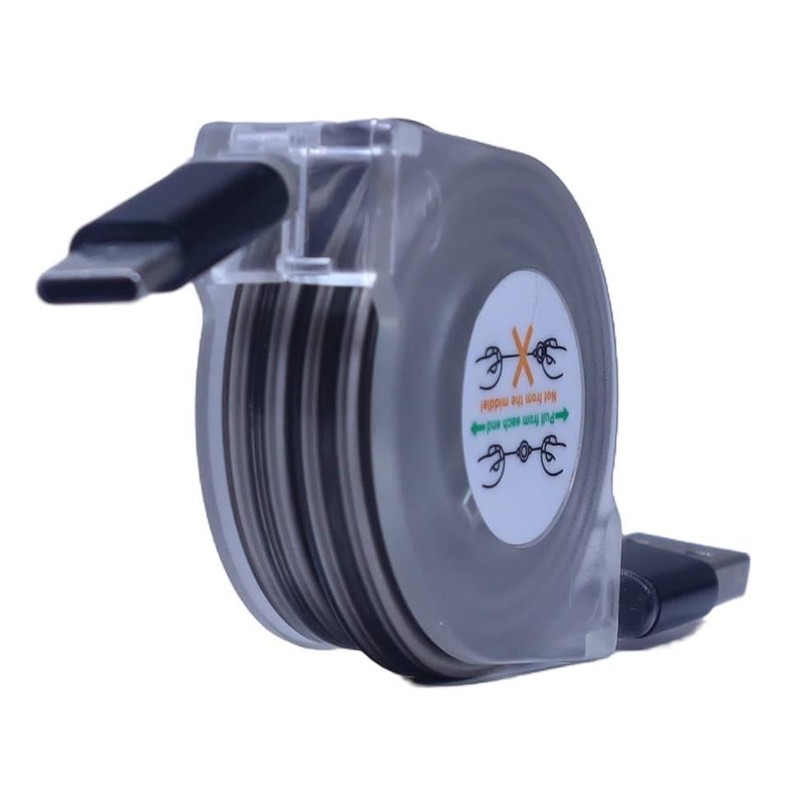 BoxWave Cable Compatible with Consumer Cellular IRIS Flip - miniSync