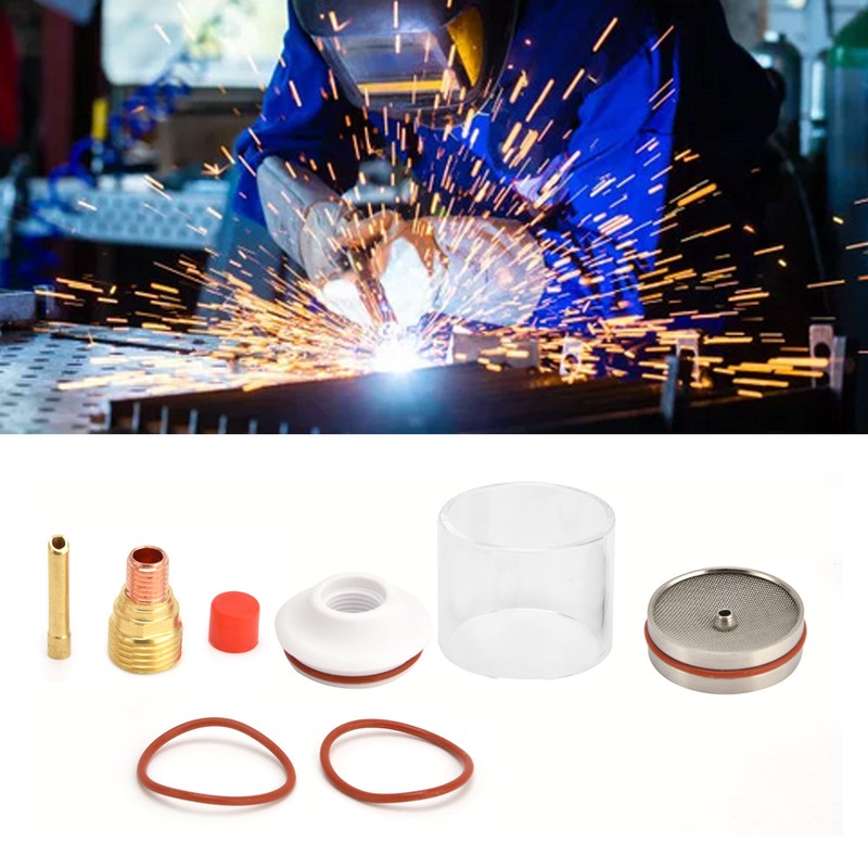 Tig Torch Glass Cup Collet Brass Replacement Welding Equipment Accessories