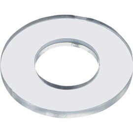 TRUSCO Polycarbonate Washers for M2 50 Pieces BPC-WM2-2.1-4.0.5