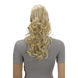 CAISHA by PRETTYSHOP 18" Hairpiece Ponytail Extensions Voluminous Wavy Blond Mix PH10