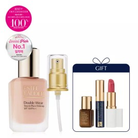 Double Wear (4) NEW 더블 웨어 파운데이션 세트 (+디럭스 3종) [18.3W0 웜 크림] (4) NEW Double Wear Foundation Set (+Deluxe 3-Piece) [18.3W0 Warm Cream]