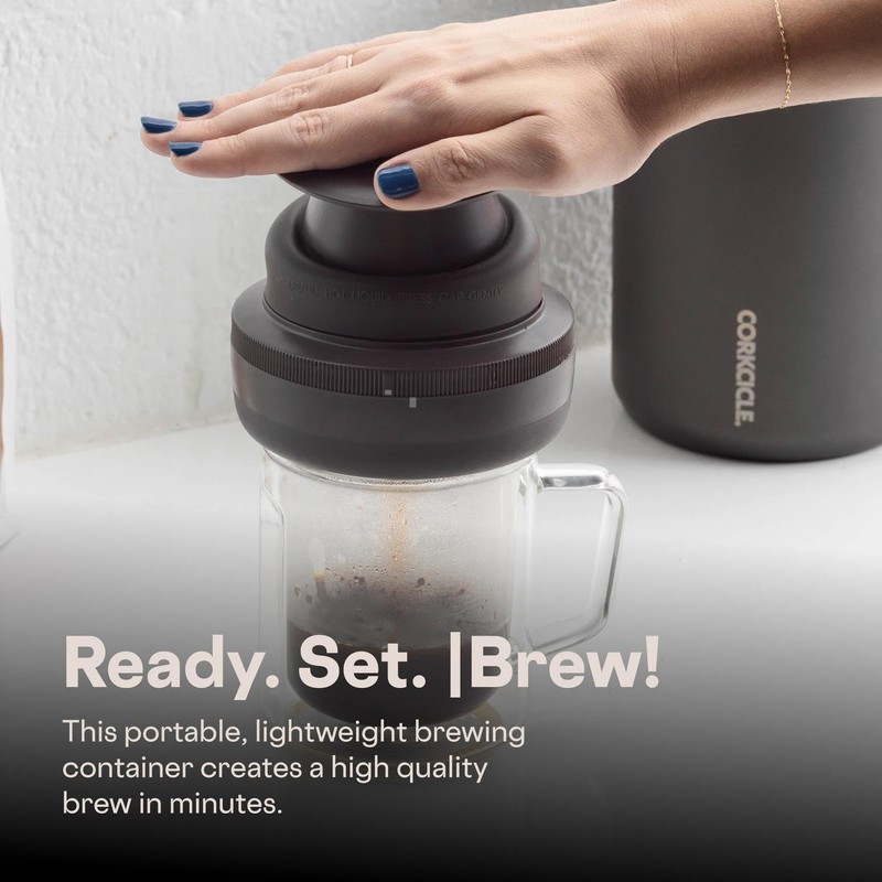 Corkcicle Coffee Palmpress - Single Serve - Portable Pour Over