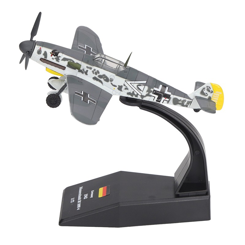 1:72 Scale BF109 Fighter Planes Model High Stimulation Alloy Airplane