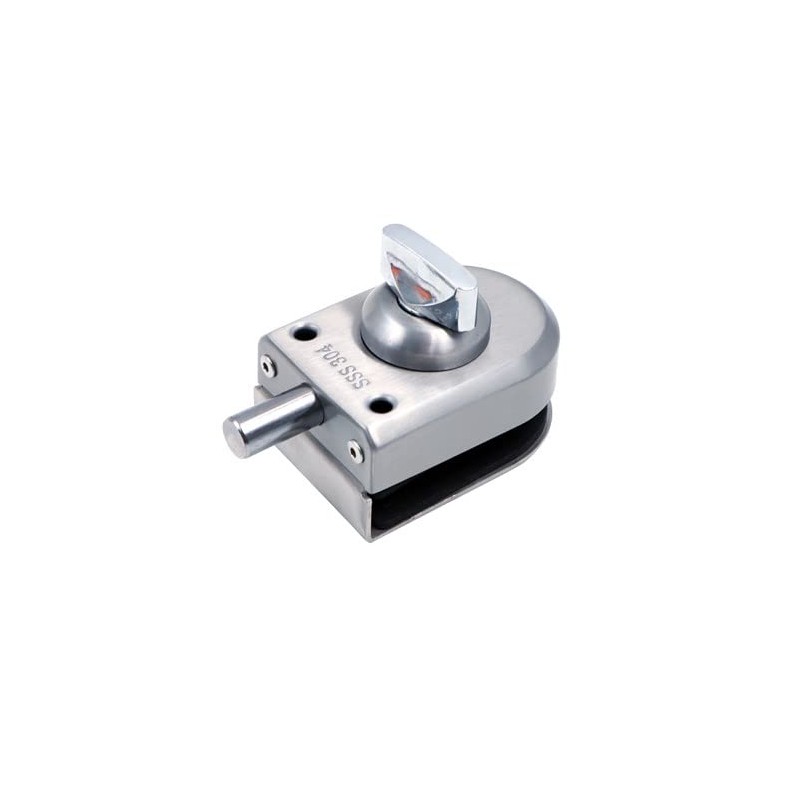 2 Pack ZONADAH High Quality Glass Door Locks 304 Stainless