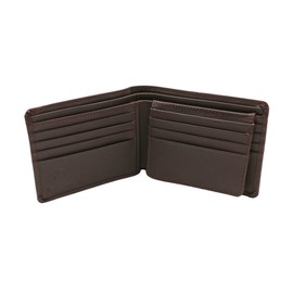 PIEL WEST. Cartera de Piel Genuina. Elegante Billetera con Compartimentos para más de 16 tarjetas, ventana para identificaciones y 2 espacios para billetes. Durabilidad y Estilo en uno. (CAFE)