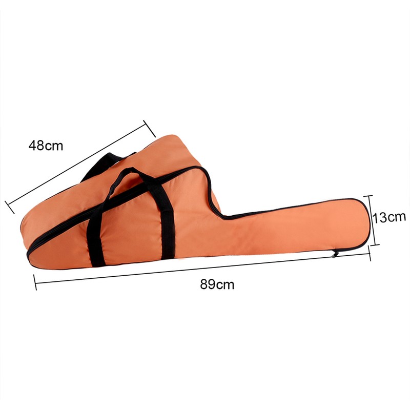 Portable Orange Oxford Chainsaw Carrying Bag Case Protective Storage Bags