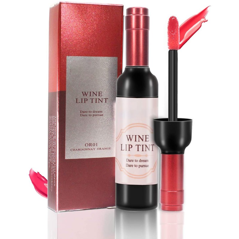 Matte Lip Gloss Set, Lip Gloss Waterproof Wine Lipstick Tint,