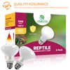 New Upgrade Reptile Heat Lamp Bulb (3rd Gen No Broken),