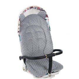 Pram Liner Baby Stroller Seat Cushion Car Seat Insert Universal Head and Body Support Cushion for Infant Newborn Baby Soft Soothing Buggy Pushchair Baby High Chair Cushion Seat Pad Reversible