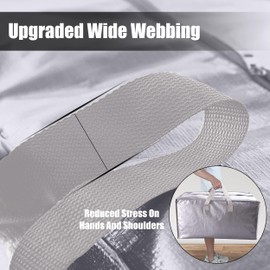 Cosy Family 12 Pack Heavy Duty Moving Bags with Backpack Straps - Strong Handles & Zippers, Storage Totes For Space Saving, Fold Flat, Alternative to Moving Box (X-Large-Set of 12, Multicolored)