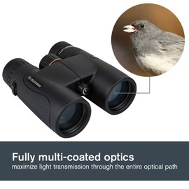 Celestron – Nature DX 10x42 Binoculars – Outdoor and Birding Binocular – Fully Multi-Coated with BaK-4 Prisms – Rubber Armored – Fog & Waterproof Binoculars