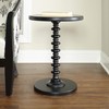 Powell Furniture Round Spindle Table, Black