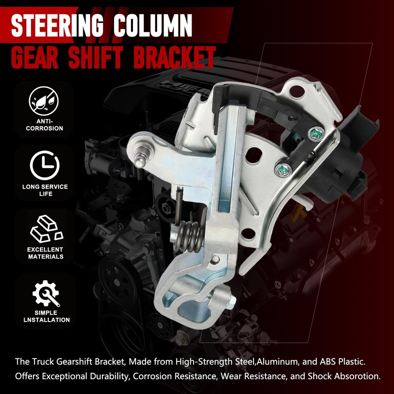 68470756AA Steering Column Gear Shift Bracket Sensor Compatible with Dodge