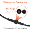 TINSUM Solar Extension Cable 5m16.4 Feet Extender Wires Cords Two