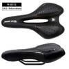 Bicycle Saddle Breathable PU Leather Hollow Cushion Comfortable Road Bike