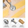 ZAMXHUG Toothed Pastry Wheel with Single Blade - 1 Piece