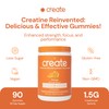 Create Creatine Monohydrate Gummies for Men & Women, Boost Focus,