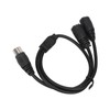 DIN 5 Pin Male to 2 DIN 5 Pin Female