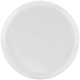 White Plastic Pastry Plates With Flat Round Design (6.25") - Pack Of 10 - Disposable & Elegant, Perfect for Parties, Weddings, Events, Everyday Dining & More