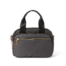 VITAFELICE vnsb-410z Women's Nylon 2-Way Mini Shoulder Tote (Charcoal)