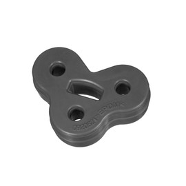 A ABSOPRO C2C32948 11mm 3 Holes Muffler Exhaust Hanger for XF XJ 2008-2018 Bushing Rubber Mount Bracket Car Insulator Tail Pipe Hangers Bushings Kit Black 1pcs Item Replacement