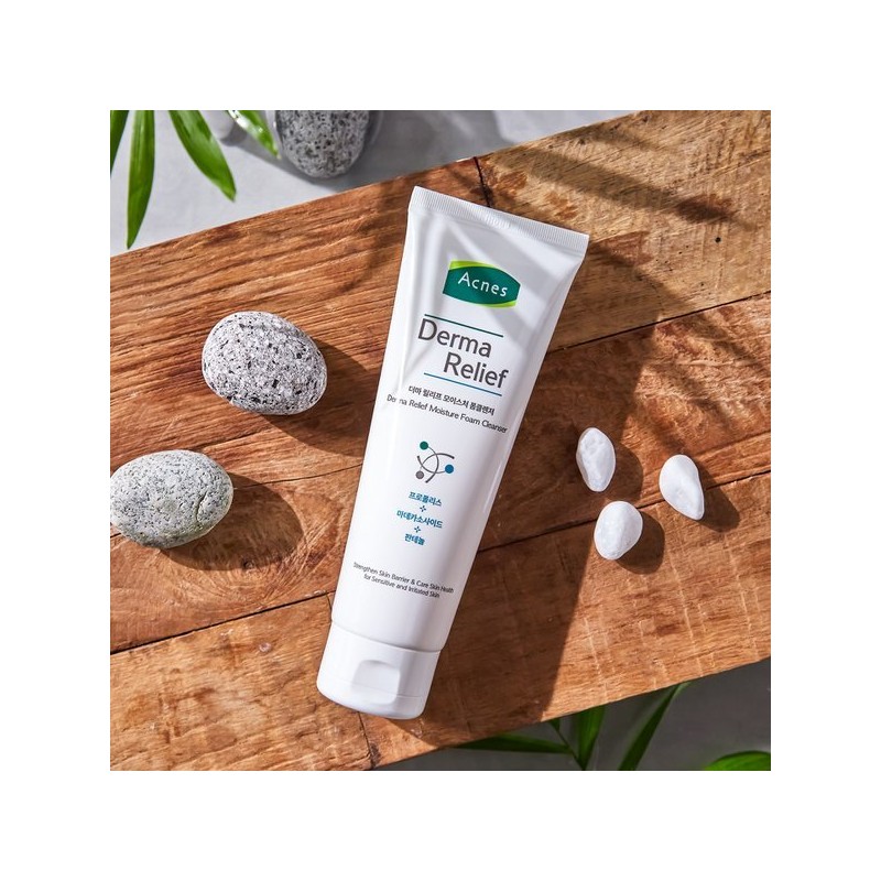 Acnes 아크네스 더마 릴리프 모이스처 폼클렌저 Acnes Derma Relief Moisture