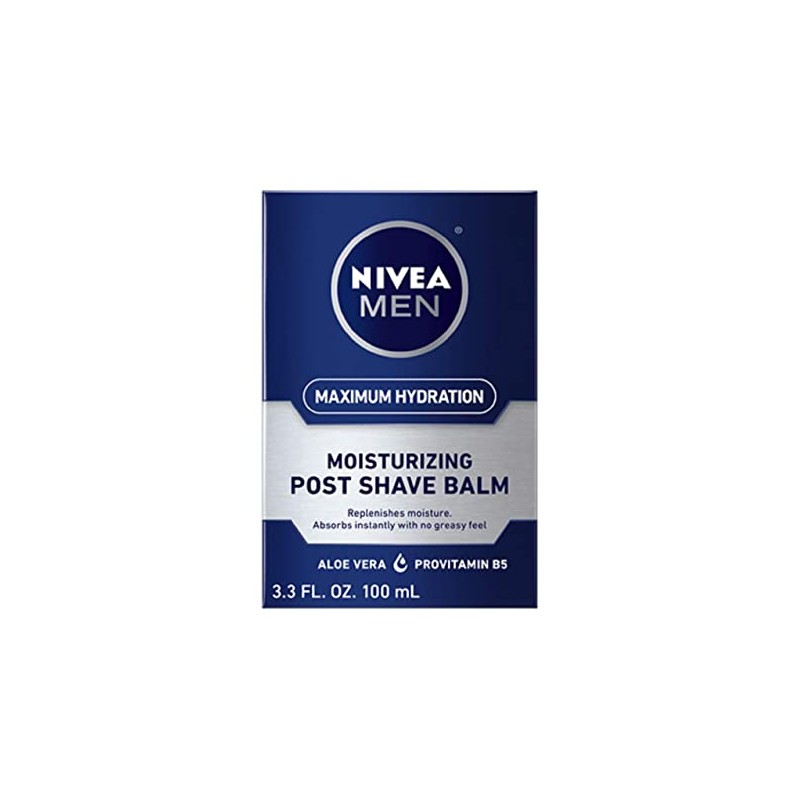 Nivea para hombres hidratante post afeitado bálsamo 3.30 oz (Paquete