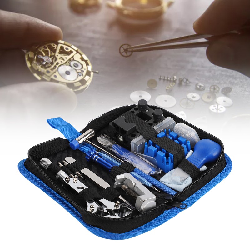 Watch Repair Kit Complete Tools Adjustment Portable Professional Spring Bar
