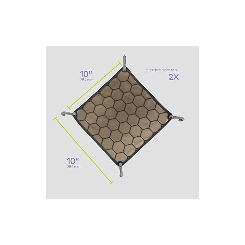 Delta Cycle ElastoTarp Bike Cargo Net - Weatherproof Silicone Stretch