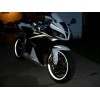 CGD Graphics REFLECTIVE MOTORCYCLE RIM WRAP INNER WHEEL DECALS STICKERS