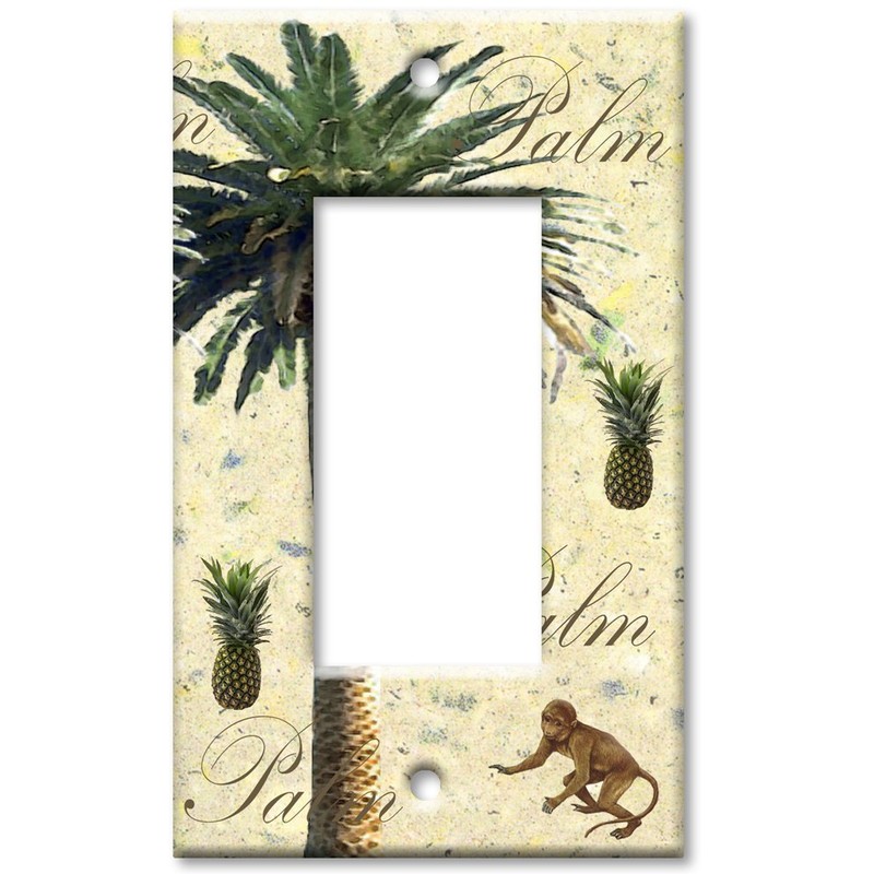 Art Plates - Single Gang Rocker OVERSIZE Switch Plate -