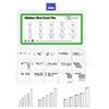 sourcing map 75Pcs 1 Set of 15 Sizes Dowel Pins