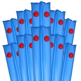 Pool Mate 1-3811--20-10 Pool Cover Water Bags, 10-Pack, 10 ft. Blue Double Chamber, 20 Gauge
