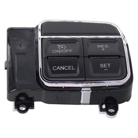 MOTOKU Steering Wheel Right Side Cruise Control Switch Buttons for Chrysler 200 300 for Dodge Avenger Challenger Durango Journey for Jeep Liberty Compass Patriot Wrangler for Ram 1500 2500 3500