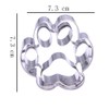 Dog Cookie Cutter Set - 3 Piece - Stainless Steel