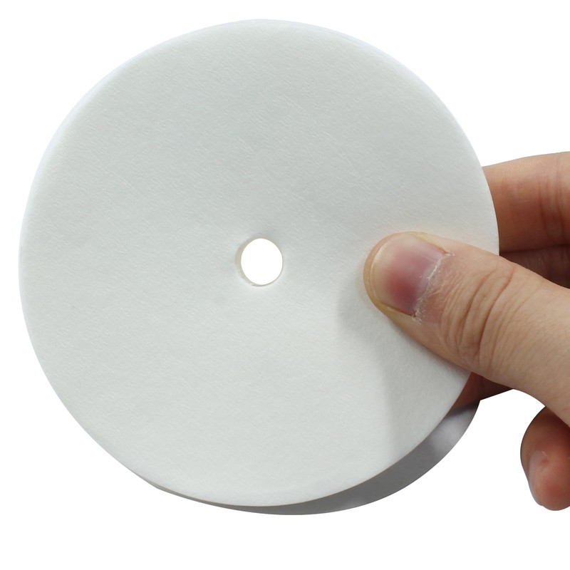Rierdge 200 pcs White Round Coffee Filters, 3.75” Disposable Unbleached