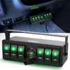 Nilight 6 Gang Rocker Switch Box 12V SPST ON Off