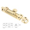 Dzina Sliding Surface Door Tower Bolt 200mm x 38mm (8